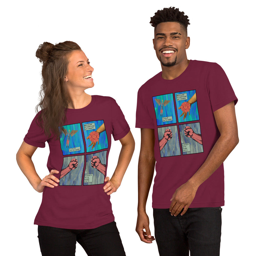 Hold Onto Hope Unisex t-shirt