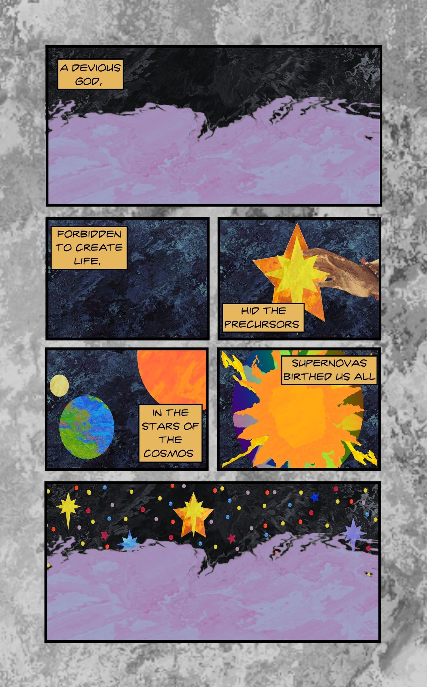 Deconstructed Numbers: A Poetry Comics Zine