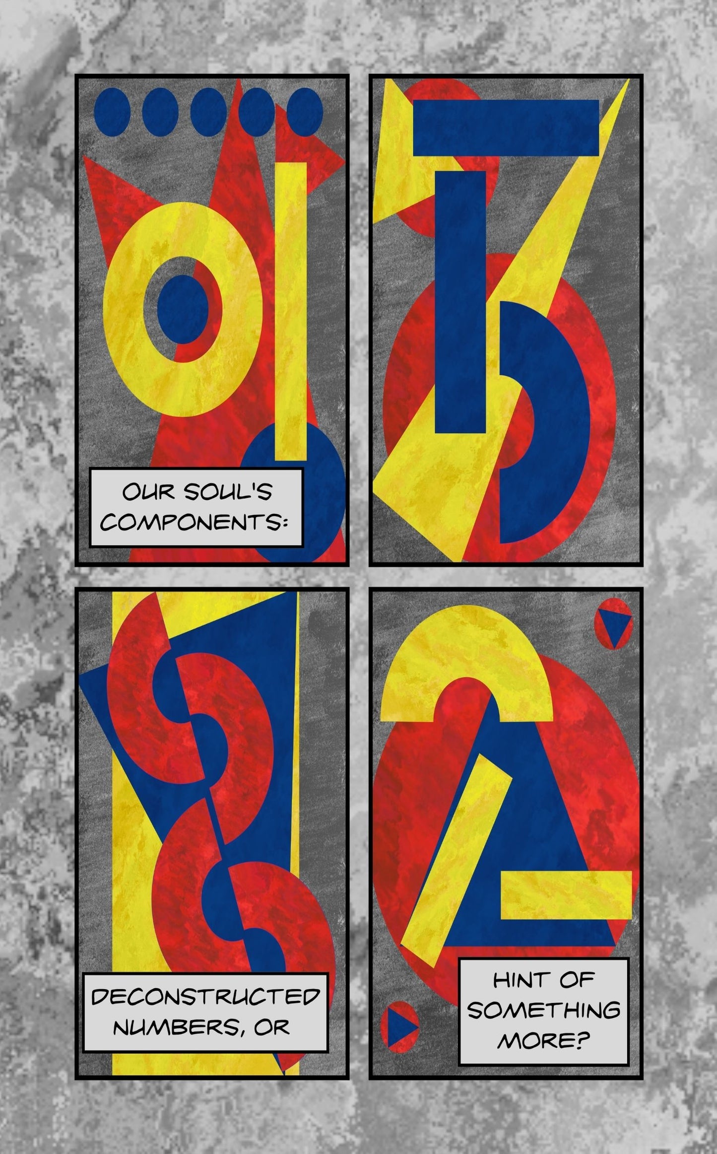 Deconstructed Numbers: A Poetry Comics Zine
