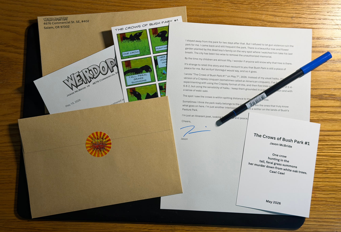 Weirdo Poetry Snail Mail Club