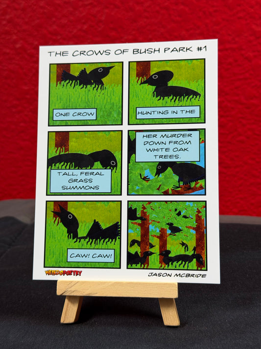 The Crows of Buch Park #1 4x6 Art Print